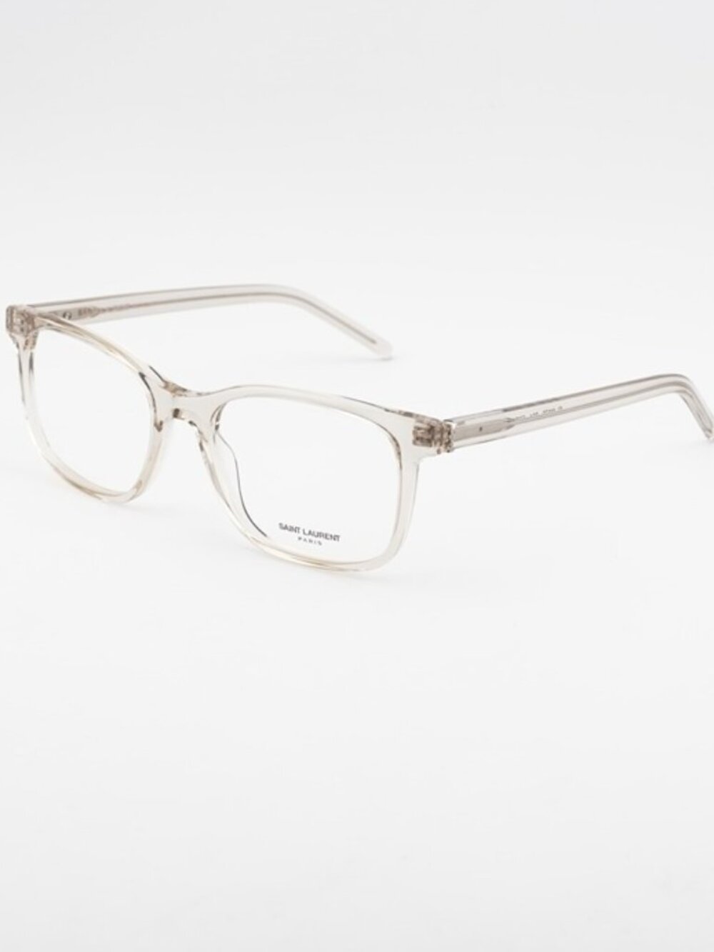 Saint Laurent SLM120 004 Eyeglasses Beige 53mm Square Frame